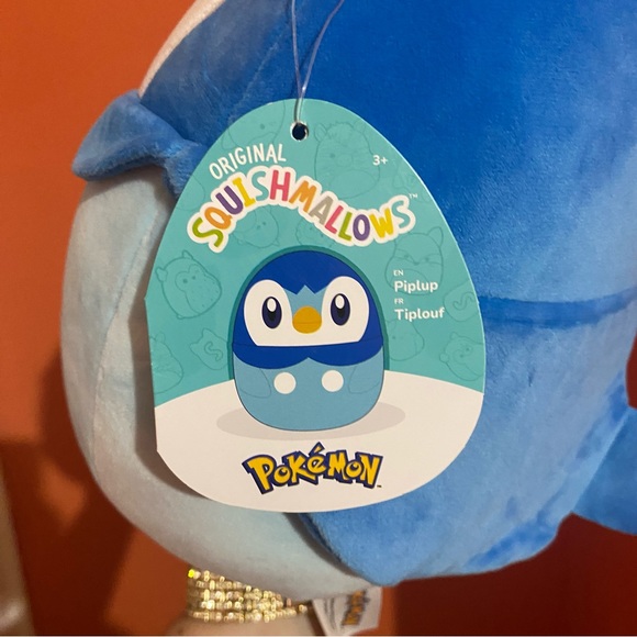 Pokemon Squishmallow Piplup 10” - Picture 5 of 10